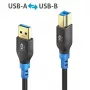 Cabo PureLink FlexInstall USB-A para USB-B USB 3.0 5Gbps 1,50m preto