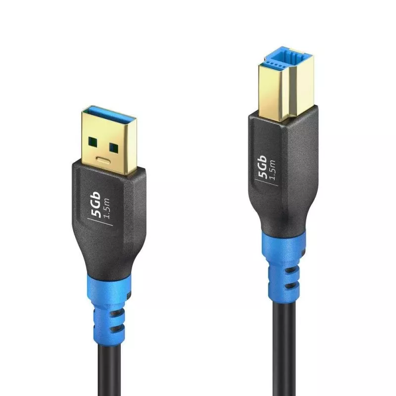 Cabo PureLink FlexInstall USB-A para USB-B USB 3.0 5Gbps 1,50m preto