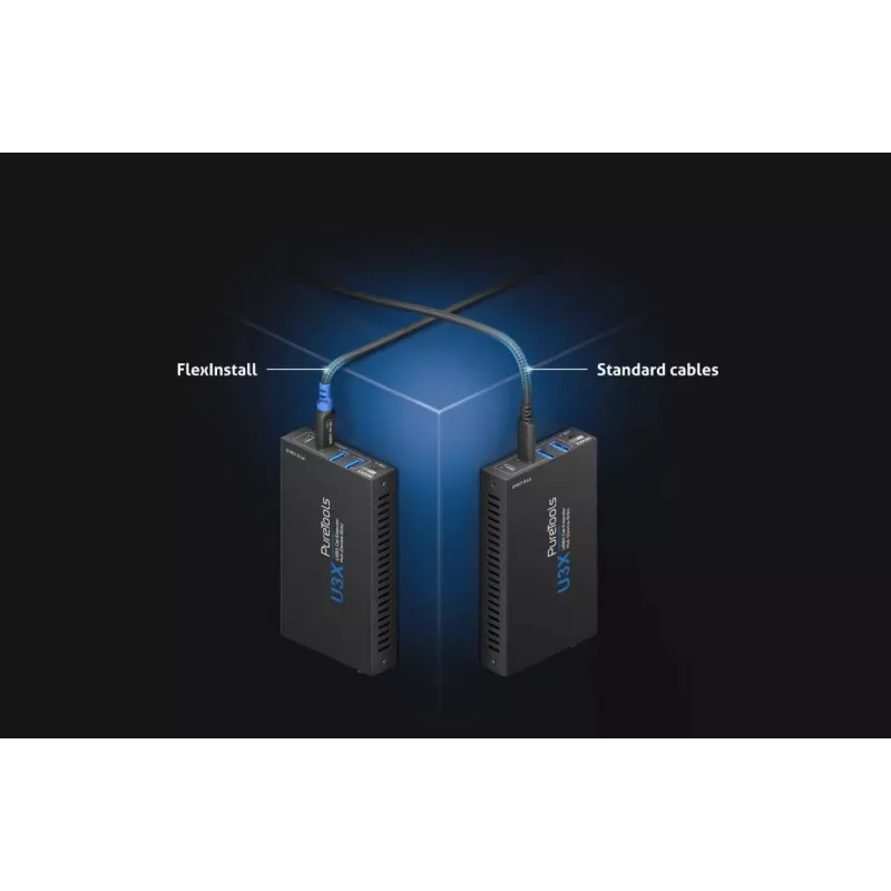 Cabo PureLink FlexInstall USB-A para USB-B USB 3.0 5Gbps 1,50m preto