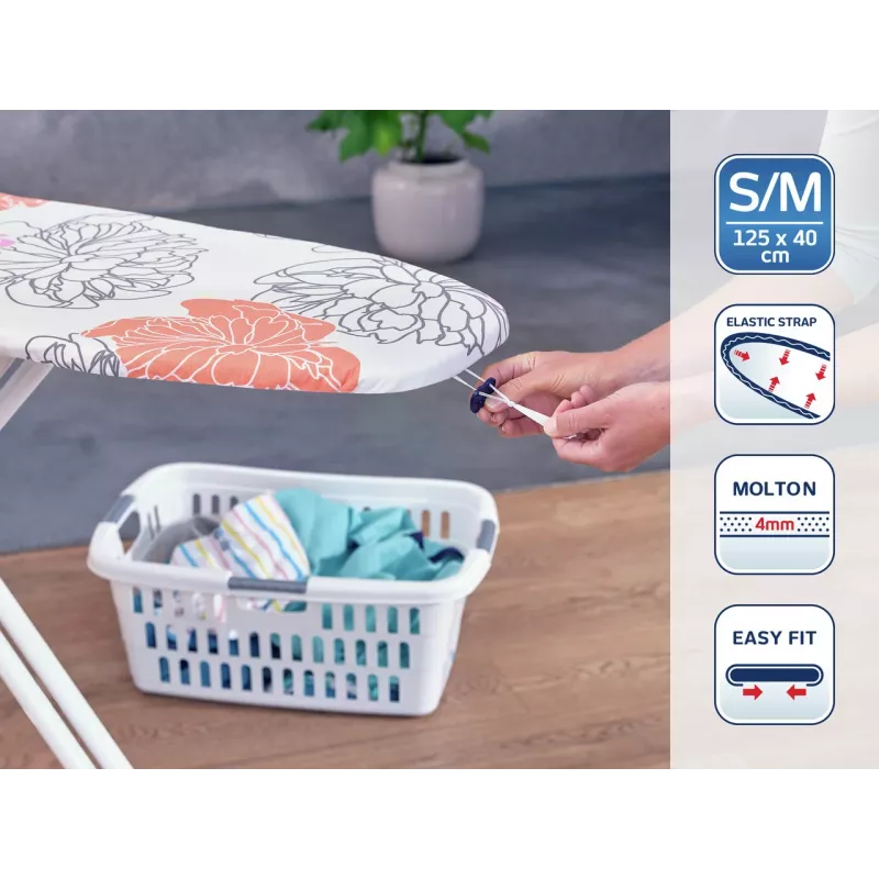 Capa de tábua de engomar LEIFHEIT Cotton Comfort S/M 125x40cm