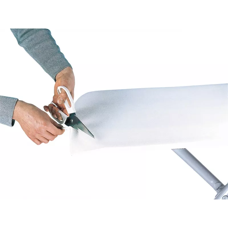Cobertura de tábua de engomar LEIFHEIT, ajuste universal, recortável, 140 x 50 cm, branco