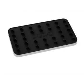 Base de silicone para ferro de engomar LEIFHEIT 25,5 x 14 cm, resistente ao calor até 250°C, antiderrapante, azul
