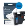Cassete de fita de rotulagem em plástico MediaRange, substitui Dymo D1 40916/S0720710, 9 mm x 7 m, laminada, adesão permanente, preto sobre azul (MRDY40916)