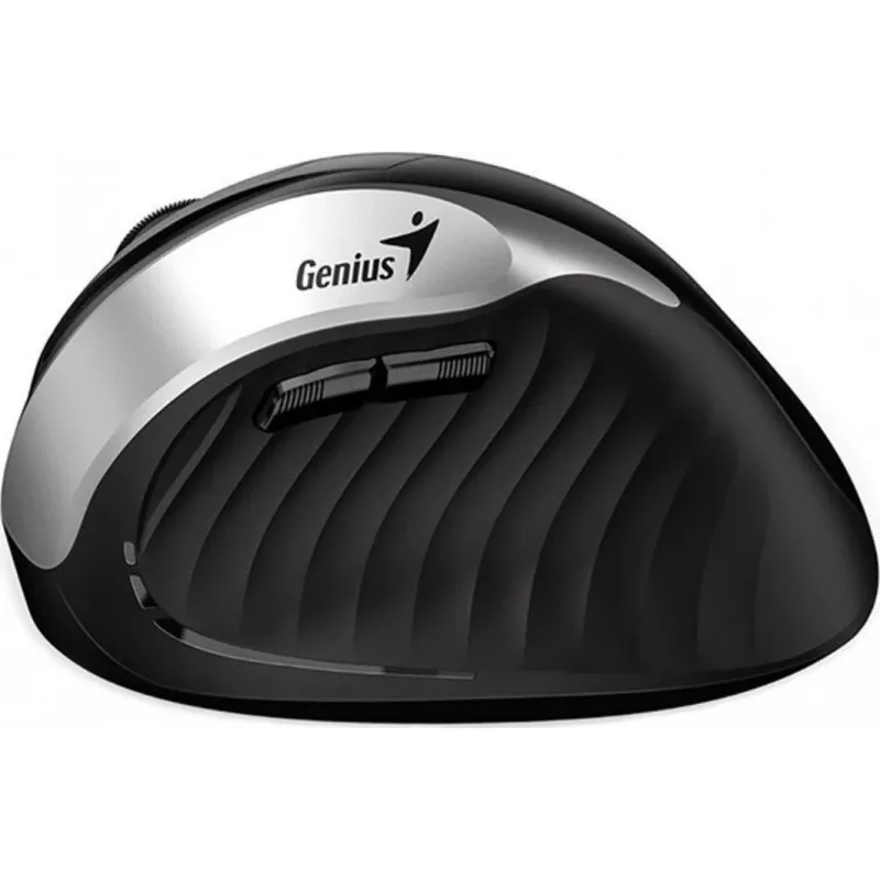 Rato sem fios Genius Ergo 8250S, 1600 DPI, preto/prateado