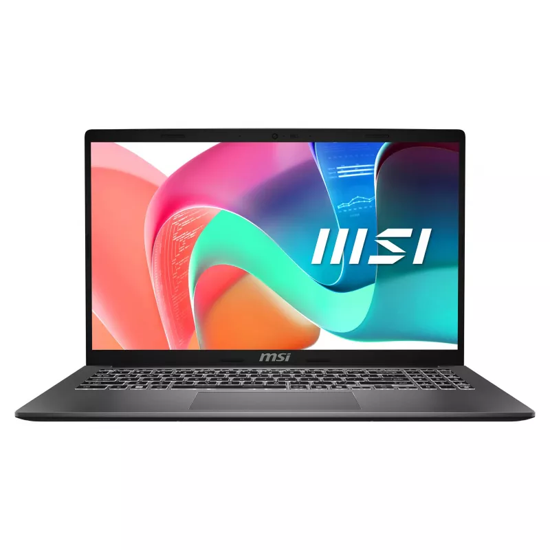Portátil MSI Modern 15 F1MG-1246FRNN, 15,6 polegadas Full HD IPS, Intel Core 5 120U, 16GB DDR4, 512GB SSD, Windows 11 Pro, teclado francês AZERTY