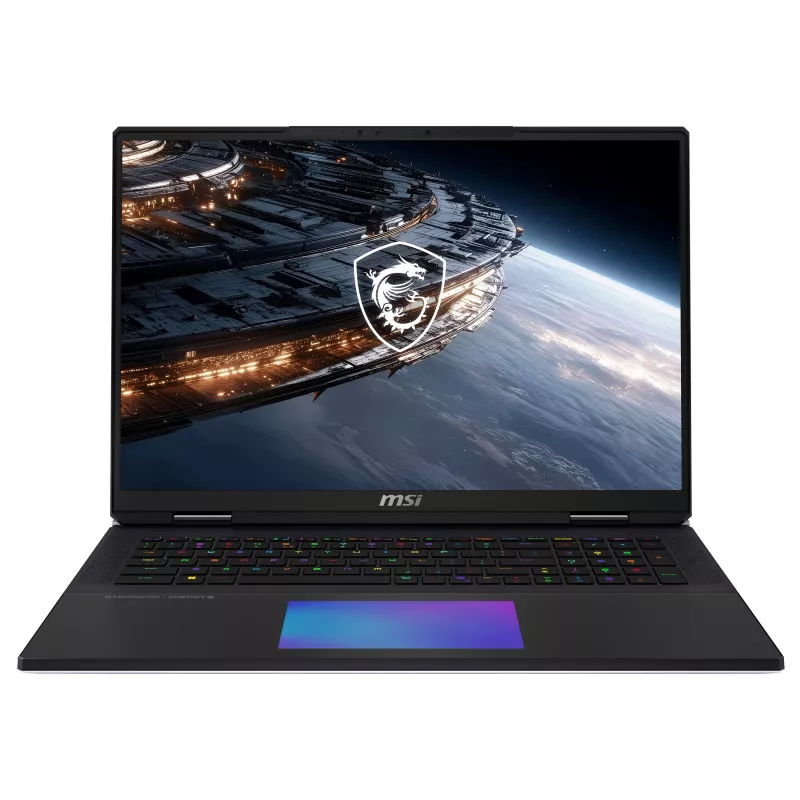 Portátil gaming MSI Titan 18 HX A2WJ-1410FRY, 18 polegadas UHD+ Mini LED 240Hz, Intel Core Ultra 9 290HX Plus, 64GB DDR5, 2TB SSD, GeForce RTX 5090 24GB, Windows 11 Pro, teclado francês AZERTY