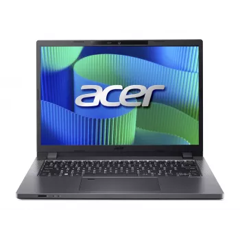 Portátil empresarial Acer TravelMate P2 TMP214-55-G2 14 polegadas WUXGA, Intel Core 5 120U, 32GB RAM, 512GB SSD, Wi-Fi 6E, Windows 11 Pro, preto