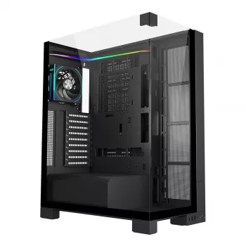 Caixa de PC FSP U691-BP Ultra Tower E-ATX, sem fonte de alimentação, preta