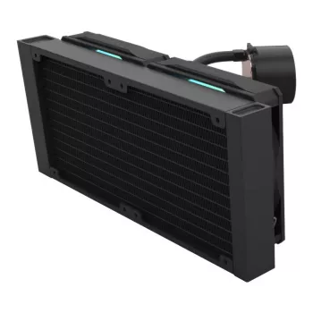 Refrigeração líquida All-in-One para CPU FSP AE24-B 240 mm ARGB, LGA1851/AM5, preta