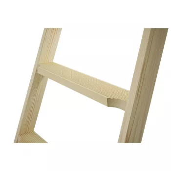 HAILO H77 ComfortLine escadote de madeira de dois lados 2x5 degraus