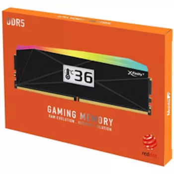 V-Color Manta XFinity+ aRGB 32GB (2x16GB) DDR5-6000 CL28 kit de memória RAM para desktop, preto