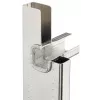 Hailo ProfiStep uno 7118-007 escada de encosto em alumínio, 18 travessas, altura de trabalho máx. 5,95 m, prateado, 9,6 kg