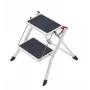 HAILO escadote dobrável MK60 StandardLine aço 2 degraus branco