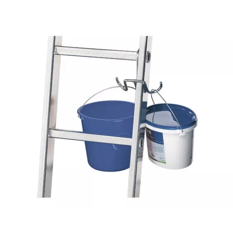 HAILO SafetyLine gancho para balde 9952-001 acessório para escada com suporte para ferramentas e fixador de cabos