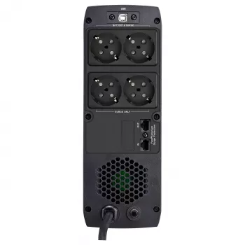 FSP ST 850 torre 850VA 510W UPS line-interactive com proteção RJ45 e 4 tomadas Schuko