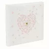 Goldbuch Golden Heart álbum de fotografias de casamento 30x31 cm, 60 páginas brancas, corações em folha dourada 08 062