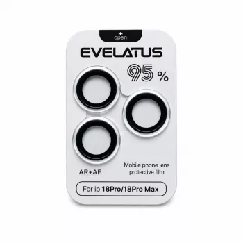 Proteção de objetiva de câmara Evelatus Armor Series para Apple iPhone 18 Pro / 18 Pro Max – prateado