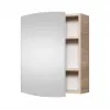 Armário de casa de banho SV54 carvalho Sonoma de parede com 2 portas e 2 prateleiras