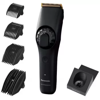 Máquina de cortar cabelo profissional Panasonic ER-DGP90 com motor linear e 3 pentes de encaixe