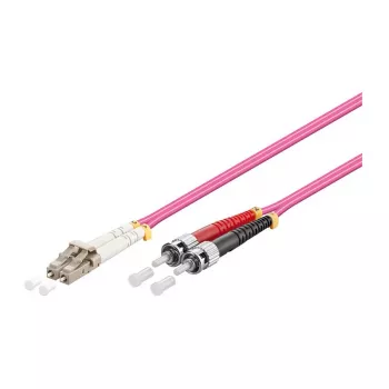 Cabo patch de fibra ótica Duplex Good Connections LW-820LT4 OM4 50/125, LC/ST, 20 m