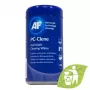 Toalhetes de limpeza universais AF APCC100 ECO PC-Clene para postos de trabalho, 100 toalhetes, antiestático, sem álcool, sem pelos