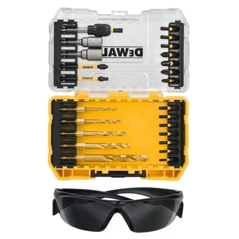 Conjunto de 25 pontas de aparafusar DEWALT DT70735T-QZ EXTREME FLEXTORQ com porta-pontas magnético, mala TSTAK