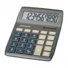 Calculadora de secretária Genie 840 DB com ecrã inclinável, 10 dígitos, azul/cinzento, alimentação por rede e pilha