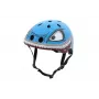 Capacete de bicicleta para criança Hornit Shark com luz LED, azul/cinzento, 48-53 cm