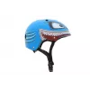 Capacete de bicicleta para criança Hornit Shark com luz LED, azul/cinzento, 48-53 cm