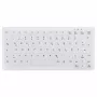 Teclado sem fios CONTOUR DESIGN Active Key MedicalKey AK-C4110, QWERTZ DE, Branco, IP68 desinfetável, recarregável