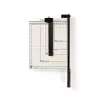 Cortador de papel rotativo Nedis PACU110A4 A4 10 folhas Preto Cinzento