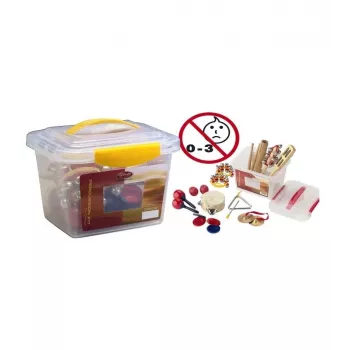 Bateria júnior Stagg CPK 02 de 5 peças com cascos de choupo, pratos, ferragens e banco – Ideal para crianças dos 3 aos 10 anos