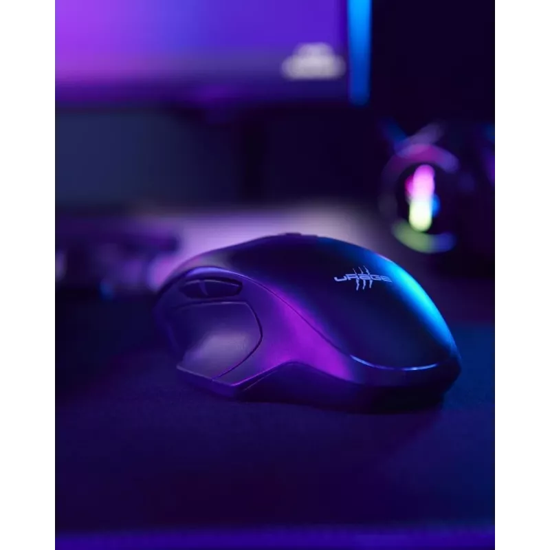 Rato gaming ótico com fio Hama uRage Reaper 410, 12000 DPI, 6 botões programáveis, RGB, preto