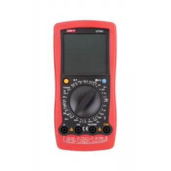 Multímetro digital UNI-T UT58C com medição de temperatura e capacidade