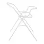 Suporte universal de banheira KEEEPER Dawid branco – altura ajustável, dobrável, compatível com banheiras de bebé 84–100 cm