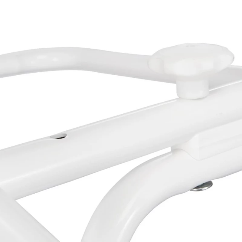 Suporte universal de banheira KEEEPER Dawid branco – altura ajustável, dobrável, compatível com banheiras de bebé 84–100 cm