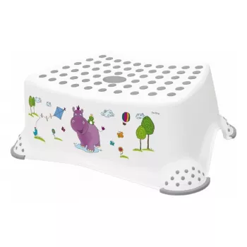 Banco de apoio KEEEPER Tomek Hippo 40,5x28,5x14 cm branco