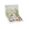 Tapete de viagem KEEEPER Antek Winnie the Pooh, dobrável, branco, 70 x 50 x 5 cm