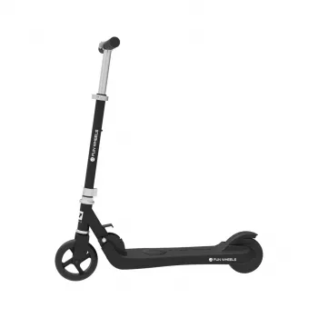 Patinete elétrico REBEL FUN WHEELS BLACK 250W 25km/h pneus maciços de 8 polegadas