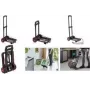 keeeper Easy-Fold Carrinho de transporte Mick, 50 kg de carga, 34 x 24,5 x 93,5 cm, Preto