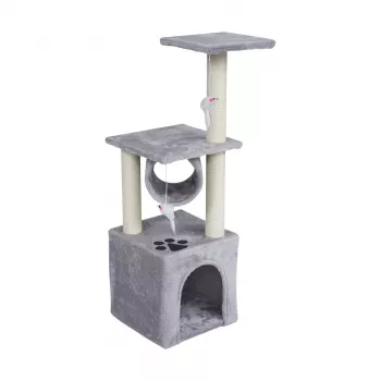 REBEL RA-1002 ZOO Arranhador para gatos 92 cm Cinzento