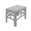 keeeper Mesa exterior dobrável Timo L, Nordic Grey, 70 x 45 x 55 cm, capacidade de carga 80 kg