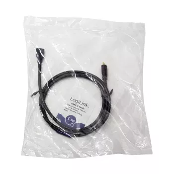 LogiLink CU0121 Cabo de extensão USB 2.0 Micro-B macho para Micro-B fêmea, 1 m, Preto