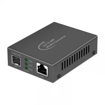 LogiLink Conversor de media 2,5 Gigabit RJ45 para SFP