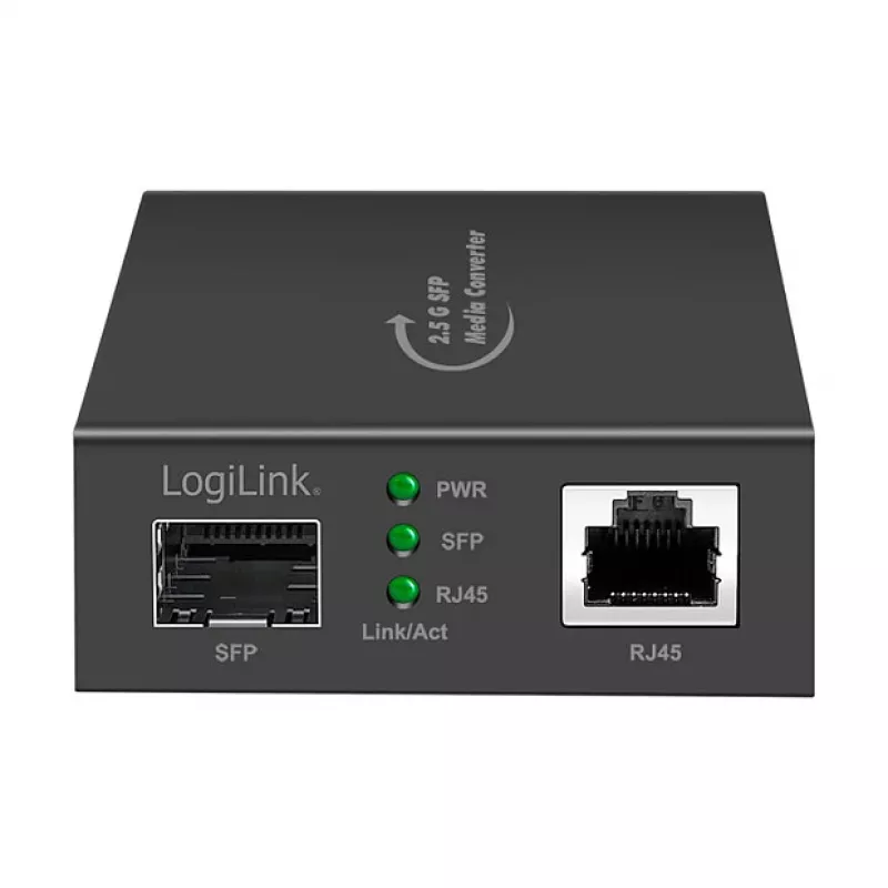 LogiLink Conversor de media 2,5 Gigabit RJ45 para SFP