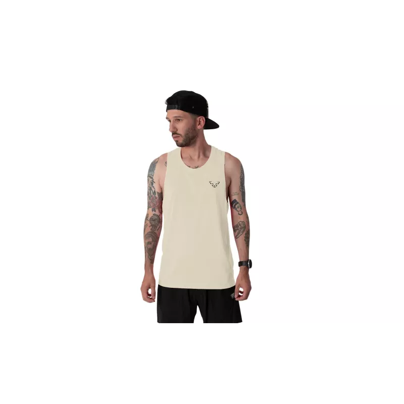 Dynafit Camisola de corrida Trail Tank para homem Overcast XL Poliéster reciclado Sem mangas