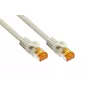 Cabo de rede RJ45 Cat.7 KABELMEISTER, 10 m, cinzento, TPE, livre de halogéneos