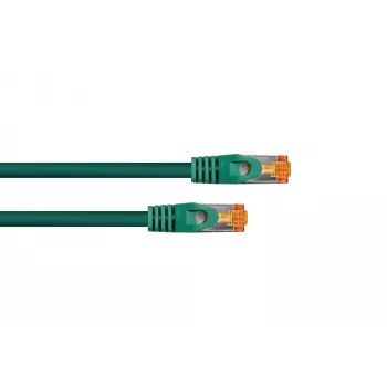 Kabelmeister Cabo de rede Cat.7 S/FTP, bainha TPE, isento de halogéneos, verde, 2m
