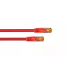 Kabelmeister Cabo de rede Cat.7 S/FTP, RJ45, TPE, isento de halogéneos, vermelho, 0,15 m
