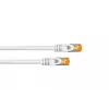 KABELMEISTER Cabo de rede RJ45 Cat.7 S/FTP 2m branco - TPE isento de halogéneos, 10GbE, 600MHz